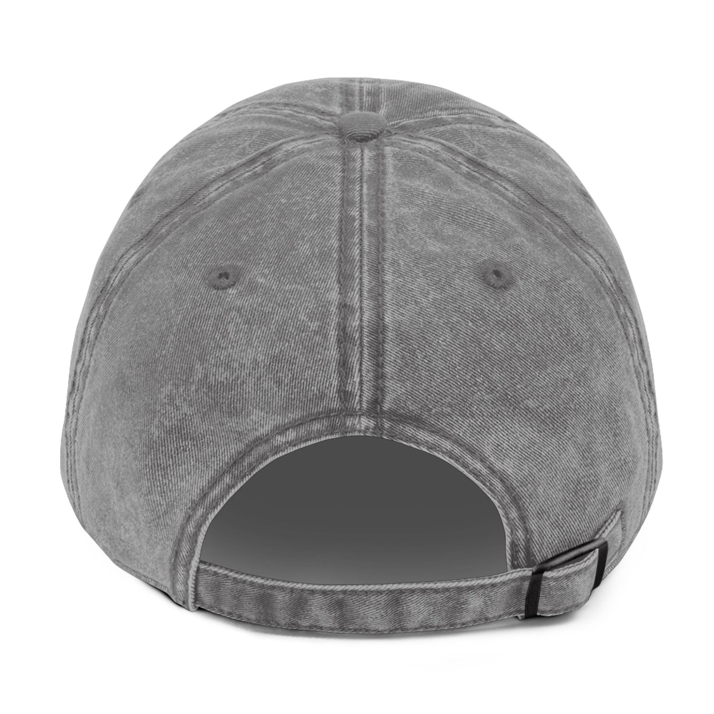 Vintage Embroidered Cap with Flame Design