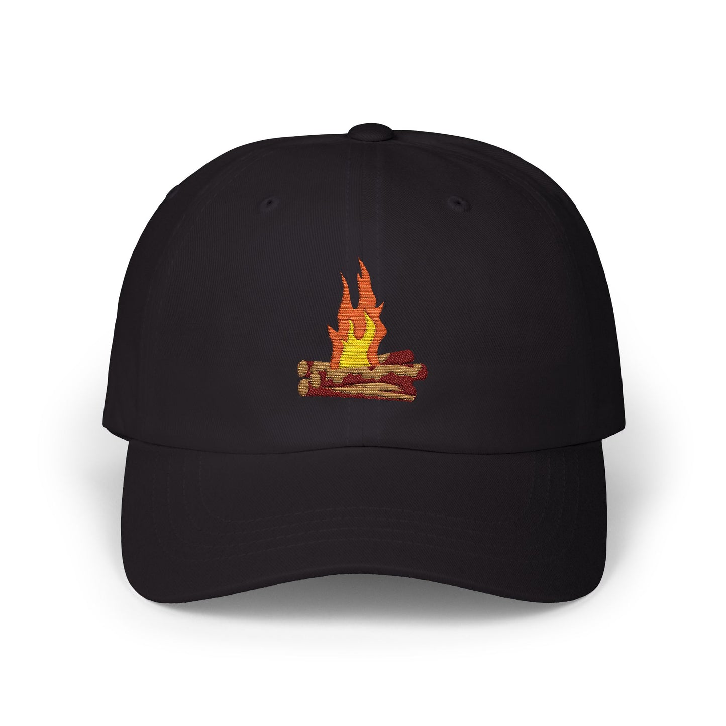 "Logs on Fire" Embroidered Hat