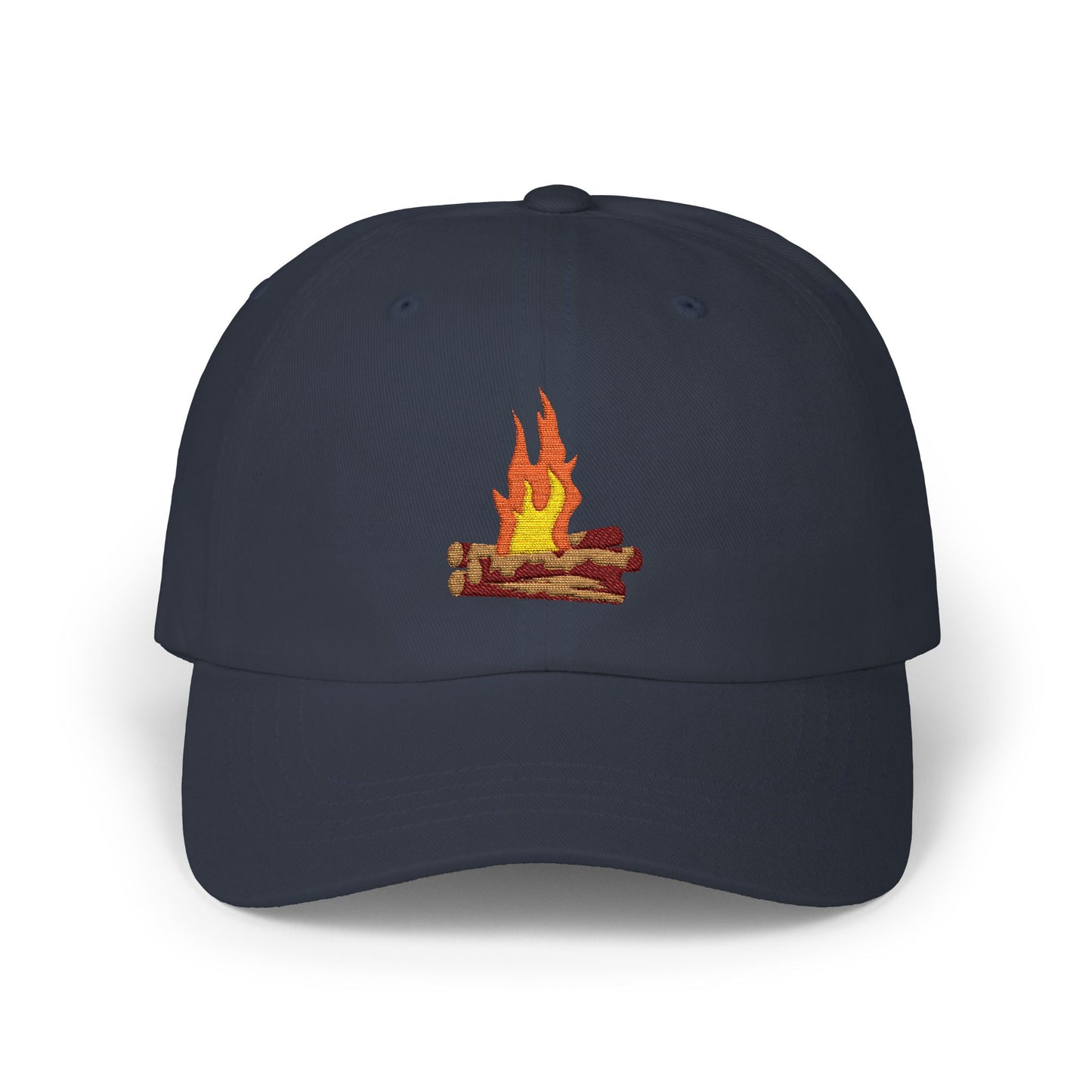 "Logs on Fire" Embroidered Hat