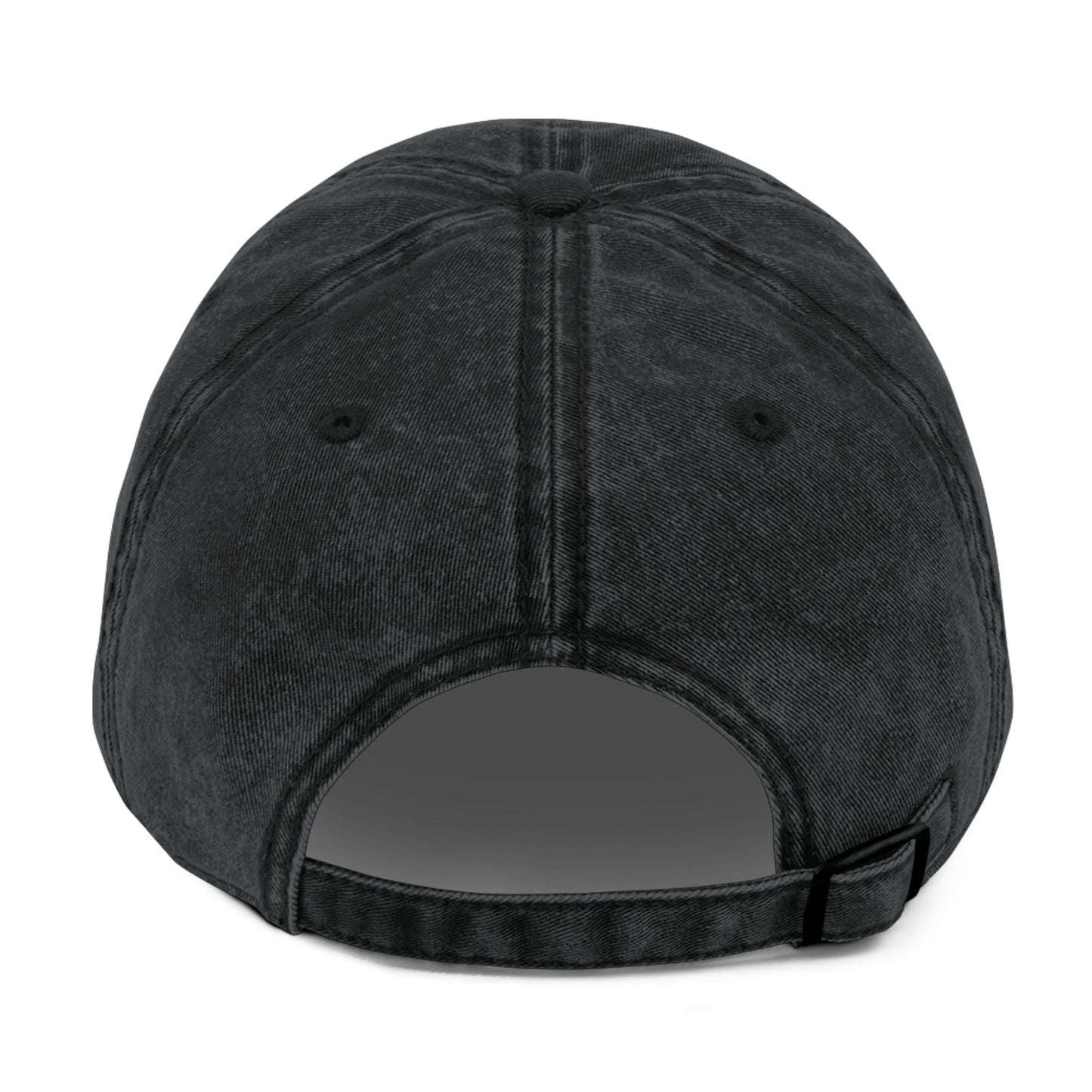 Vintage Embroidered Cap with Flame Design
