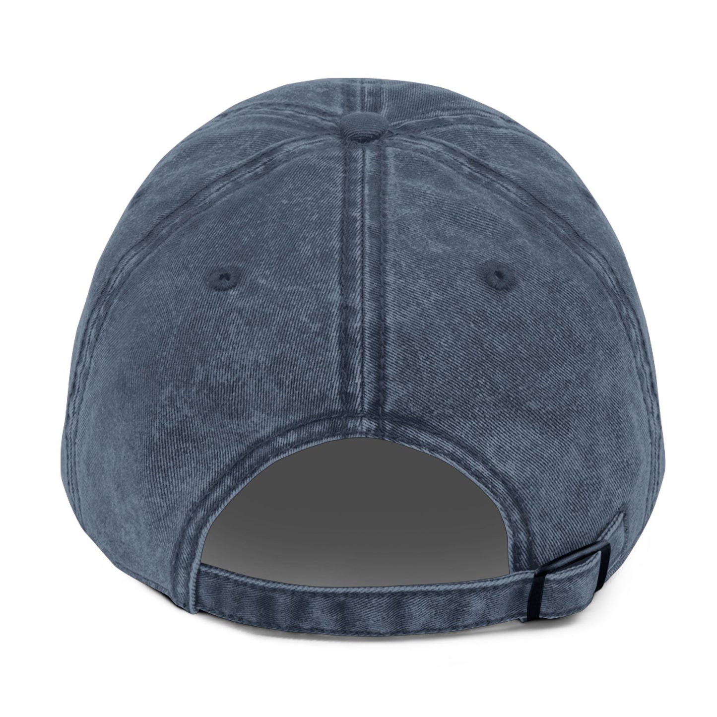 Vintage Embroidered Cap with Flame Design