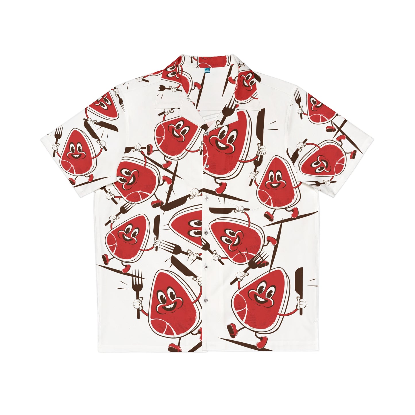 "Steak Man" Original Print Hawaiian Shirt
