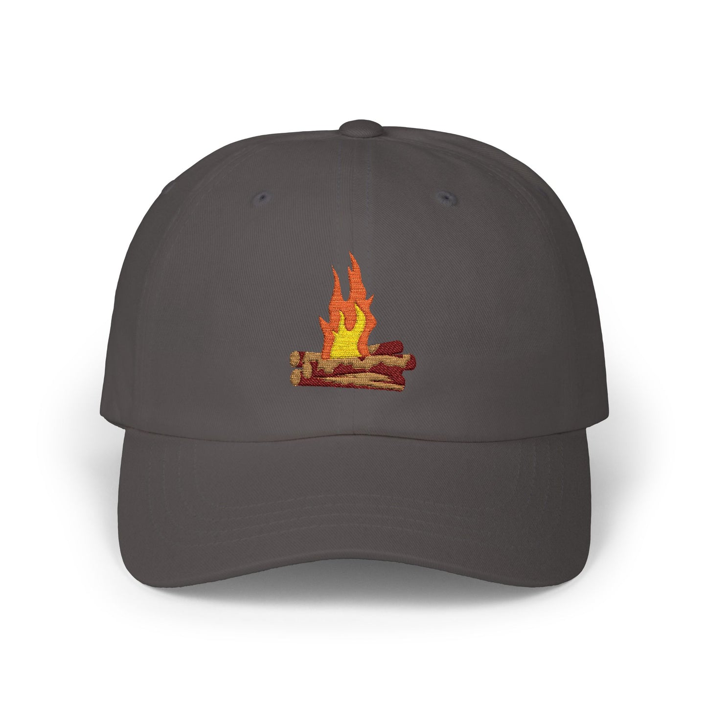 "Logs on Fire" Embroidered Hat