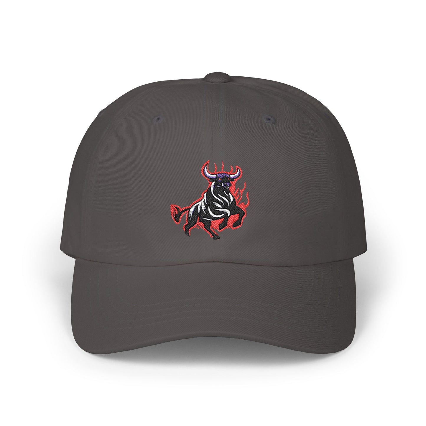 "Burning Bull" Embroidered Hat