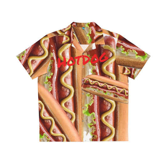 "Hot Dog" Original Print Hawaiian Shirt
