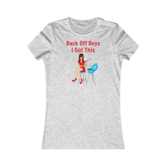"Back Off Boys" ladies Tee
