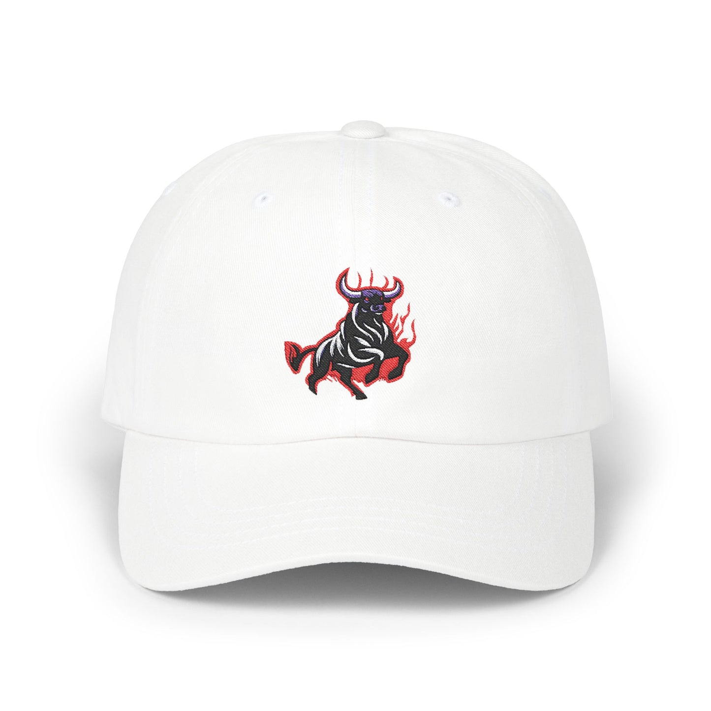 "Burning Bull" Embroidered Hat