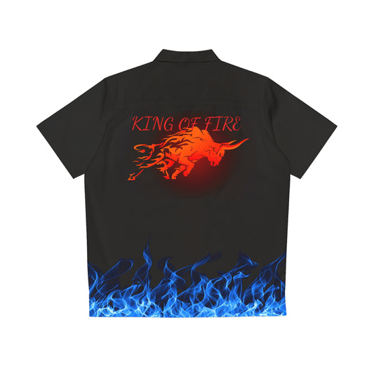 "King of Fire" Men's Hawaiian Shirt