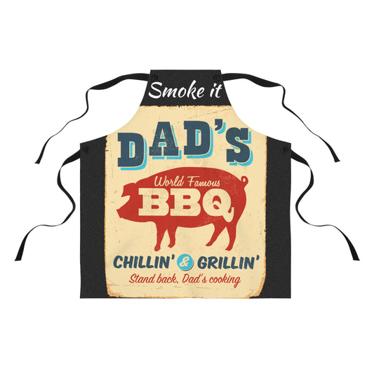 "Smoke It" Dad's BBQ apron