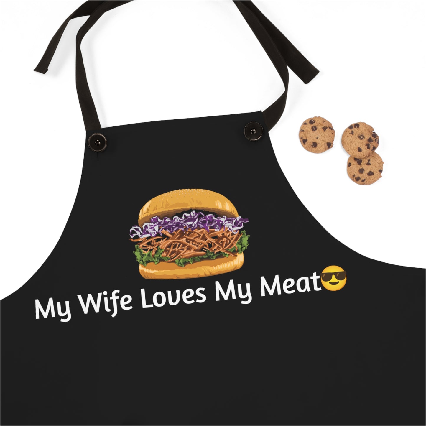 "My Wife Loves my Meat" Apron