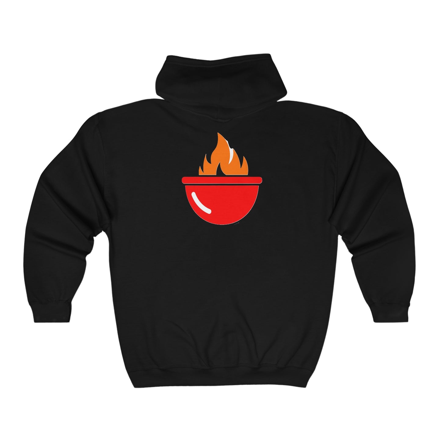 "BBQ" zip hoodie