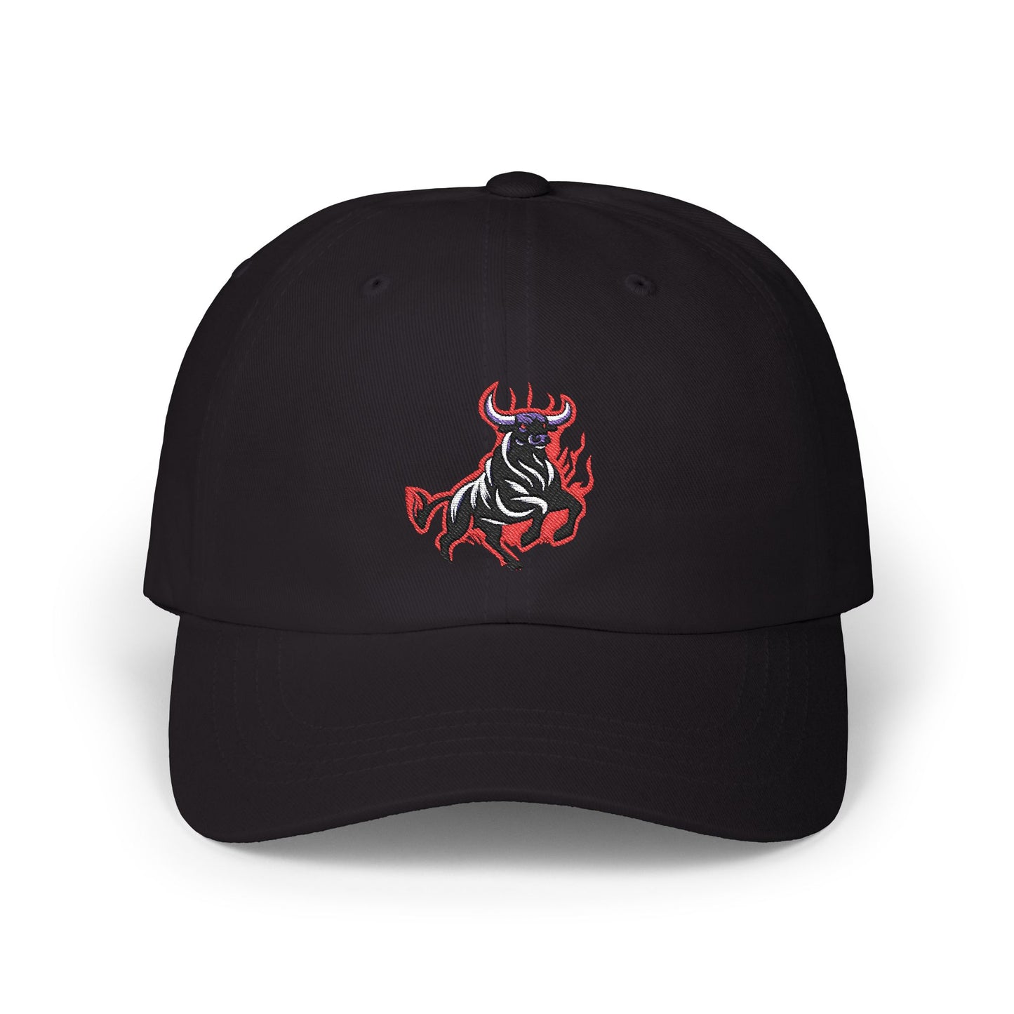 "Burning Bull" Embroidered Hat